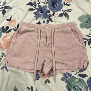 Pink American eagle corduroy shorts